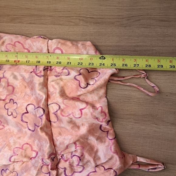 WILD Fable Dresses Women's Notch Slip Satin Barbiecore Pink Dress M - Picture 7 of 7